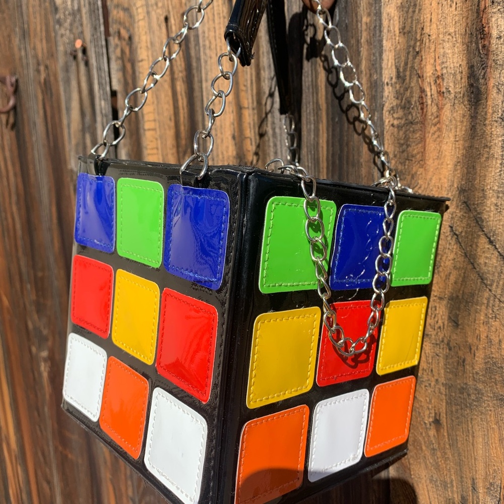 Rubix cube inspired handbag - Picture 4 of 4